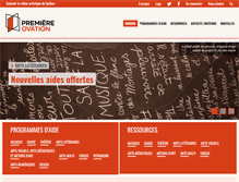 Tablet Screenshot of premiereovation.com